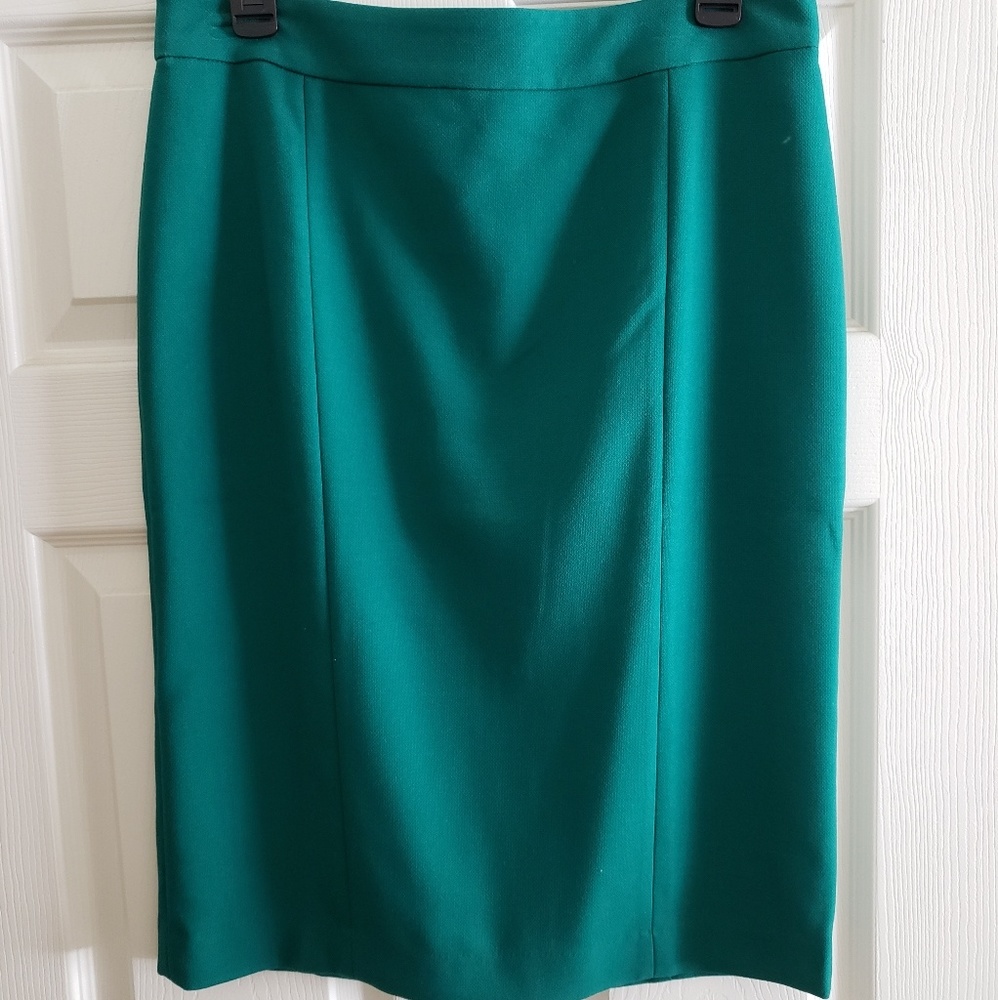 Ann Taylor turquoise pencil skirt